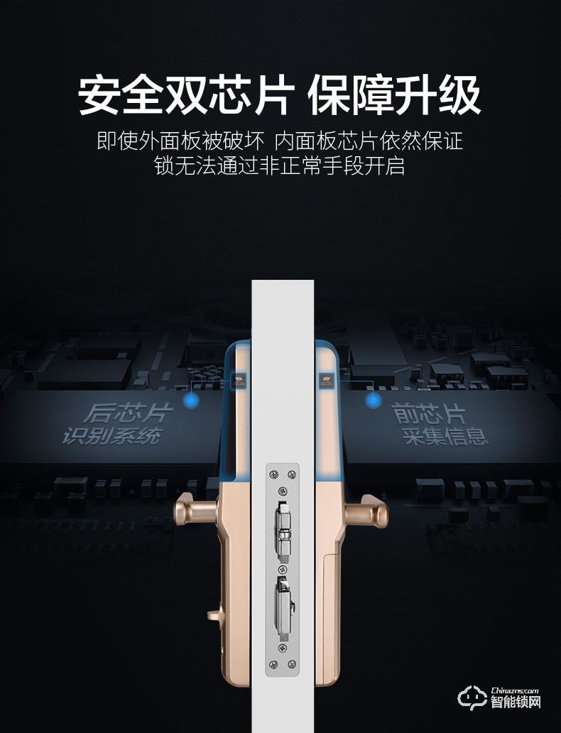 王力指紋鎖 Z202家用防盜門電子密碼鎖