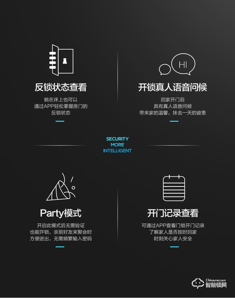 美的指紋鎖 X6推拉式全自動電子鎖