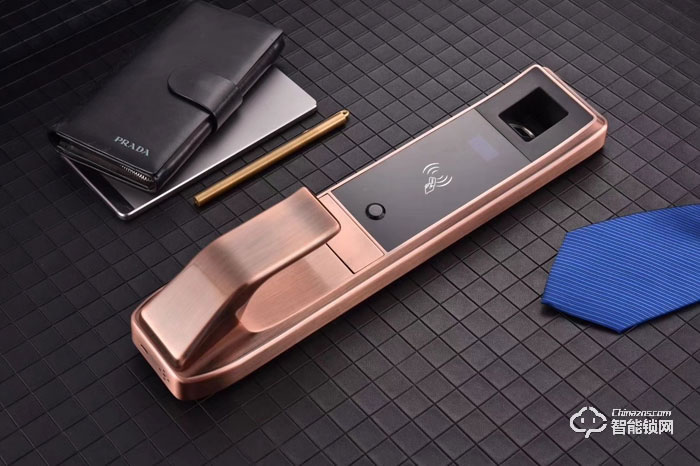 薩洛克智能鎖 推拉式指紋密碼鎖