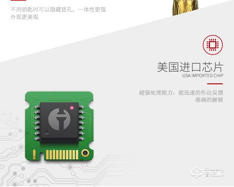 中霸智能鎖 B77別墅門指紋密碼鎖