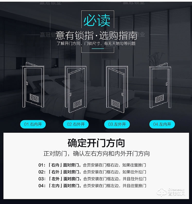 贏冠智能鎖 民宿日租房電子門鎖