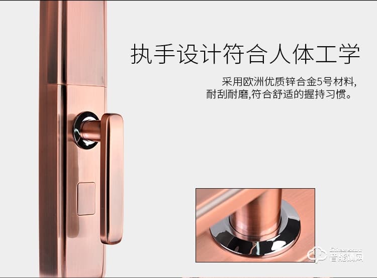 羅斯盾智能鎖 家用防盜門電子門鎖磁卡鎖