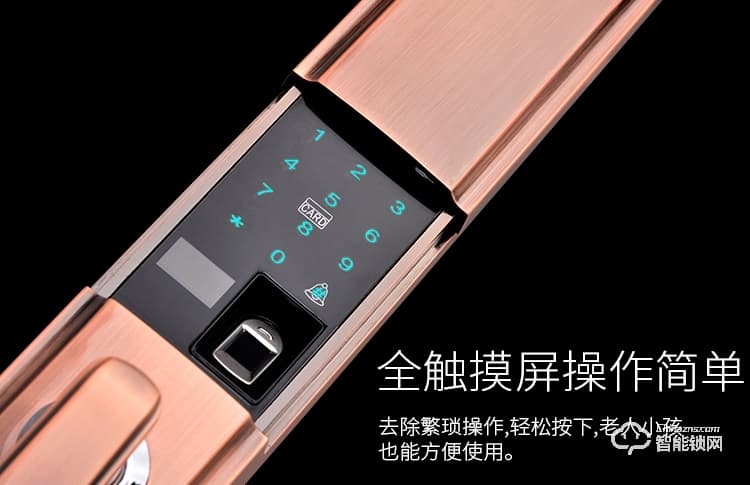 羅斯盾智能鎖 家用防盜門電子門鎖磁卡鎖