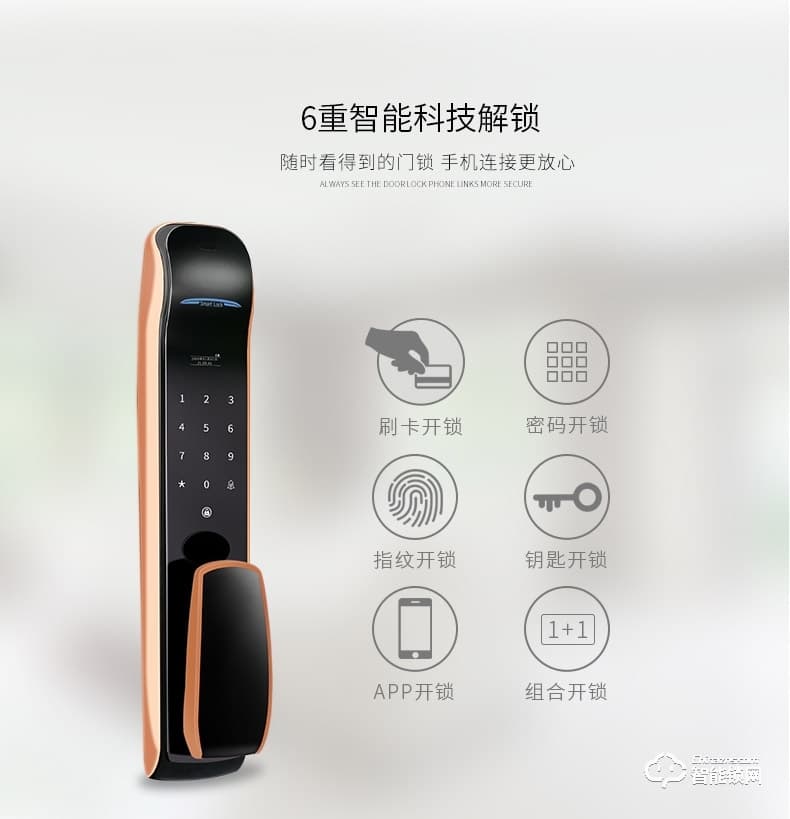 Point Lock智能鎖 家居指紋鎖防盜門智能鎖