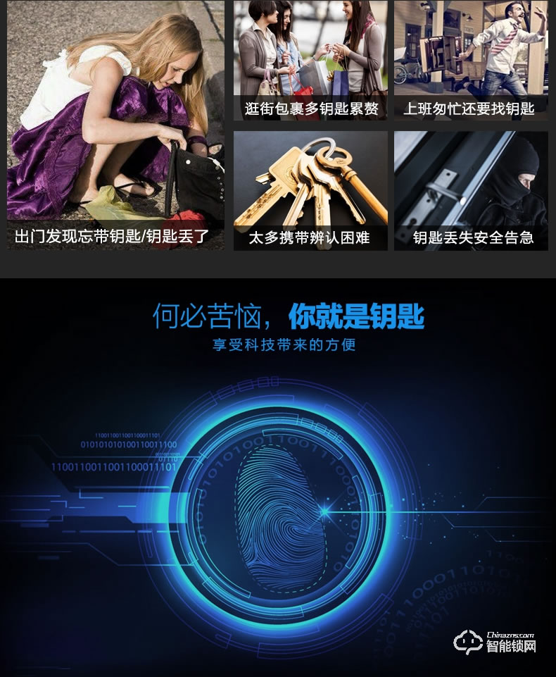 天圖智能鎖 刷卡鎖別墅防盜鎖