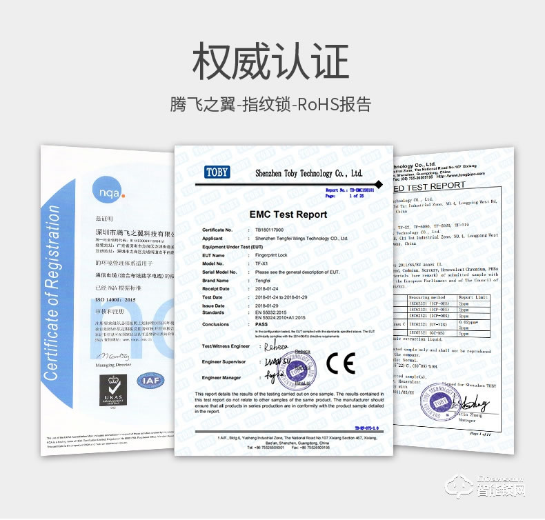 騰飛指紋鎖 歐式防盜門鎖智能密碼鎖