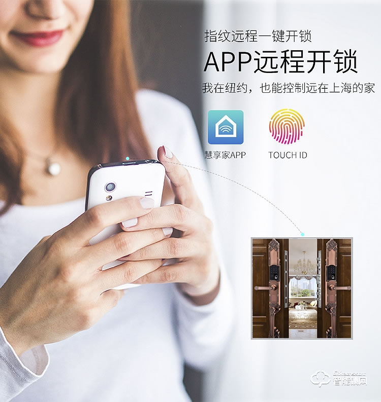 深麗安智能鎖 G5別墅門防盜銅鐵鋁合金門磁卡鎖
