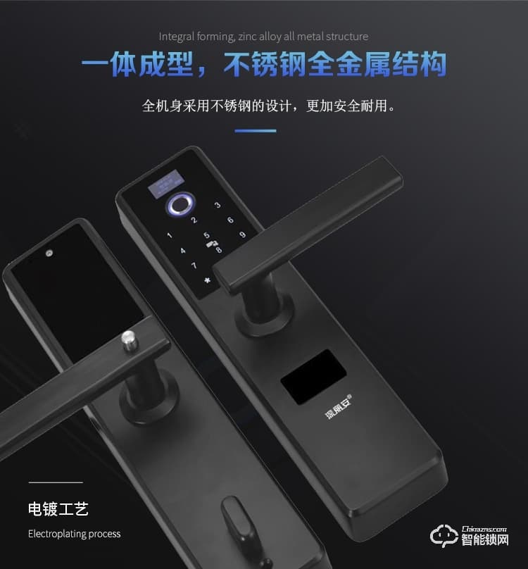 深麗安智能鎖 P1防盜家用防貓眼智能密碼鎖