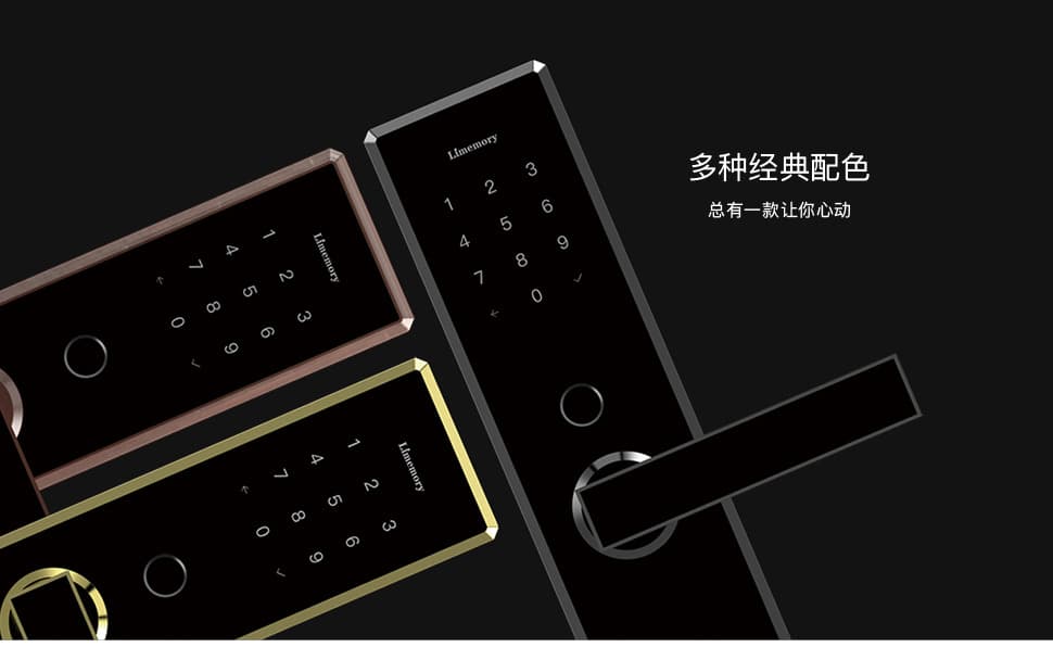 青檸智能鎖 MPro系列隱形家用防盜門密碼鎖