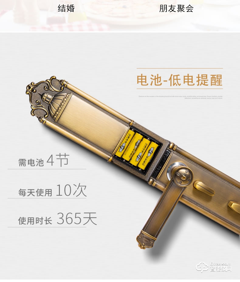 索普頓指紋鎖 S12別墅大門密碼磁卡感應智能鎖