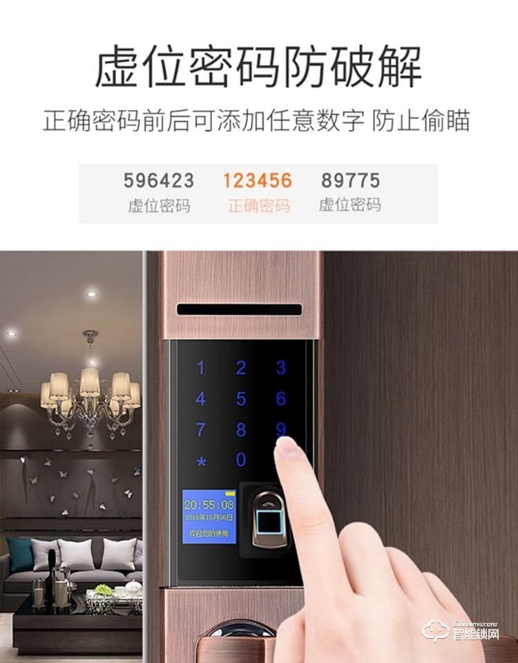 巨頭智能鎖 家用防盜門智能鎖密碼鎖