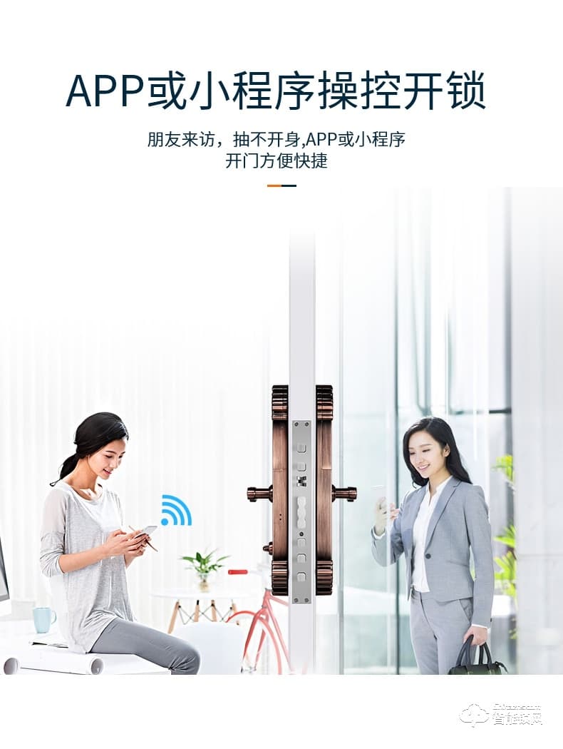 巨頭智能鎖 別墅大門復(fù)古智能門鎖