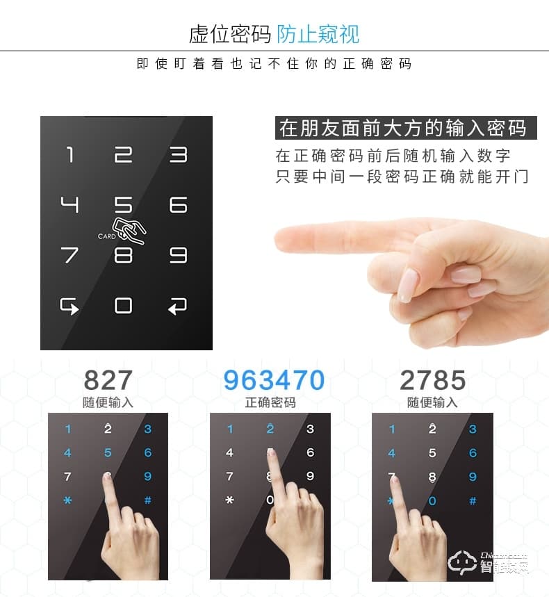 佳寶麗智能鎖 電子指紋鎖家用防盜門入戶鎖