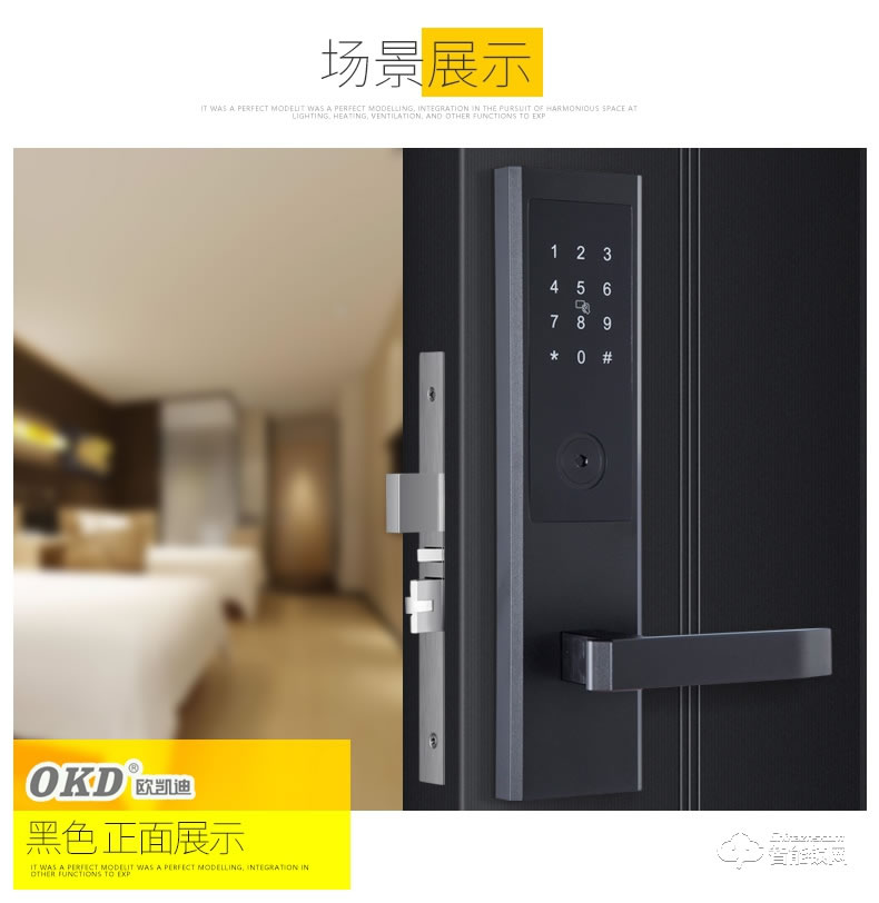 歐凱迪智能鎖 日租房公寓密碼鎖