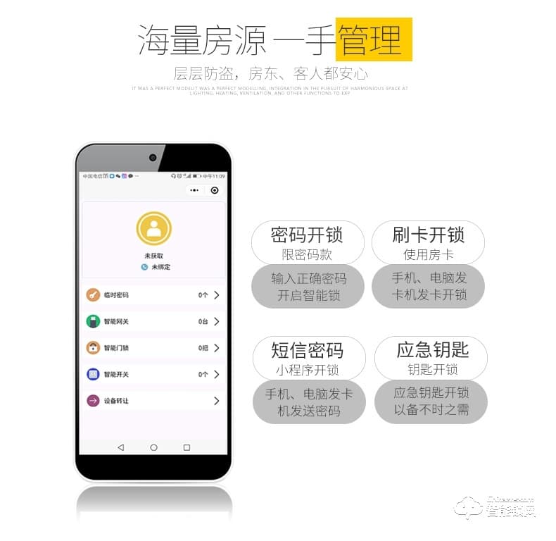 歐凱迪智能鎖 日租房公寓密碼鎖