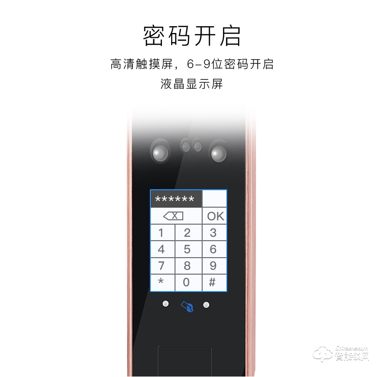 愛(ài)獅盾智能鎖 ASD-F3智新款人臉識(shí)別密碼鎖