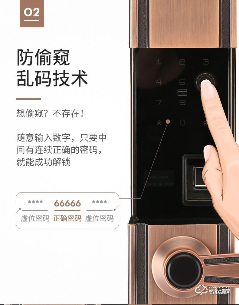 德奧西智能鎖 D807別墅式全自動智能鎖