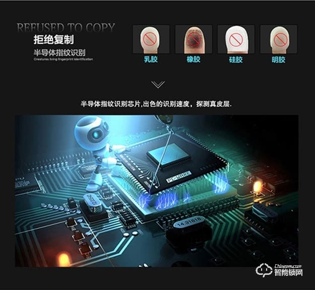 阿普力斯智能鎖 A7指紋密碼鎖