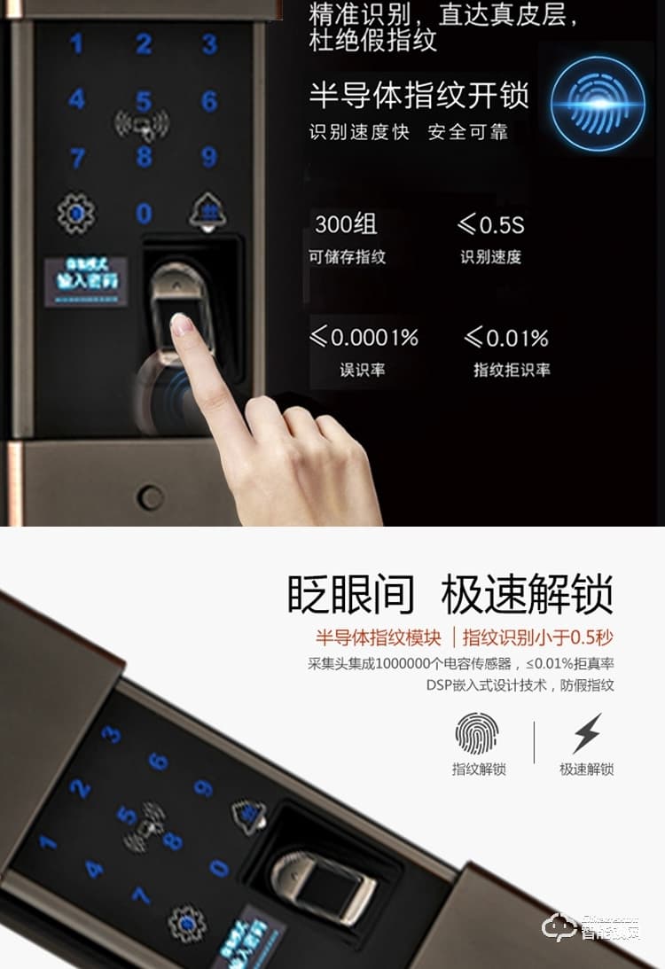 榮鑰指紋鎖 S3指紋智能鎖