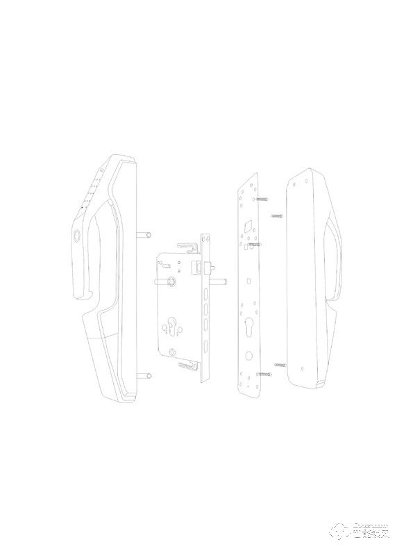 芯巴達智能鎖 X20智能密碼指紋鎖