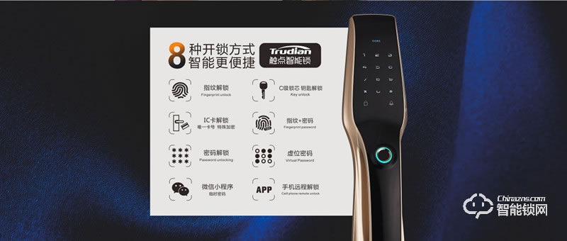 觸點智能鎖 T8人性化語音APP臨時開鎖