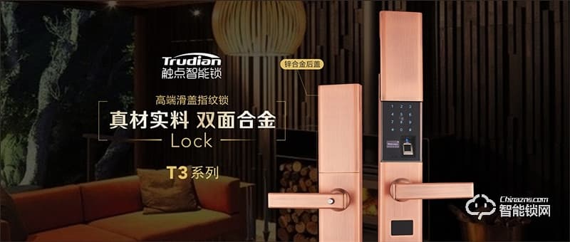 觸點(diǎn)智能鎖 T32時(shí)尚滑蓋密碼智能鎖