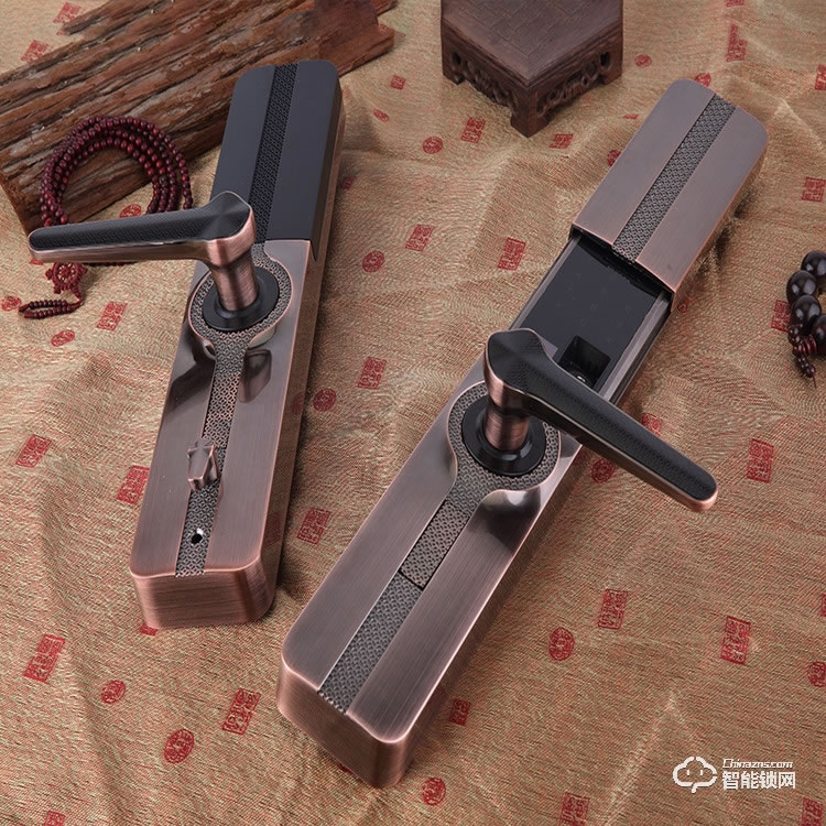 佑家智能鎖 時(shí)尚滑蓋指紋鎖