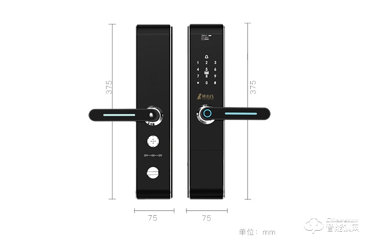 鎖小八指紋鎖 F8無鎖芯無鑰匙指紋鎖