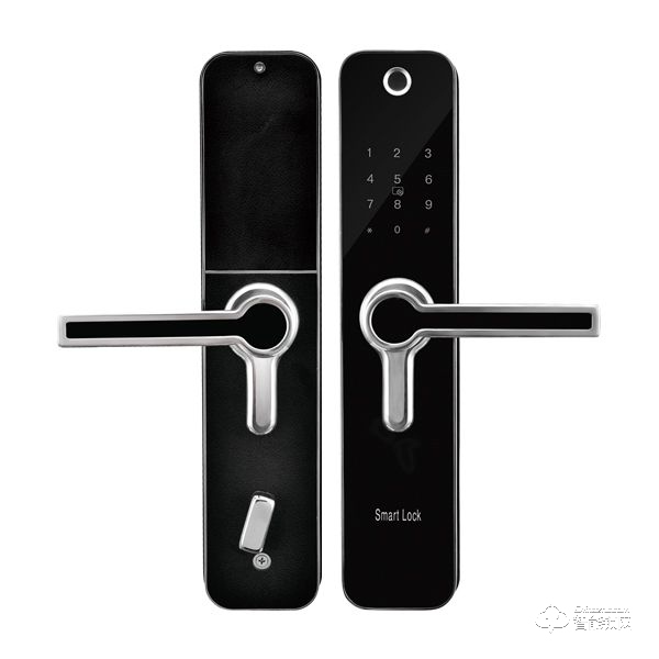 衛(wèi)安指紋鎖 6601 酷雅黑 防撬報(bào)警指紋密碼鎖