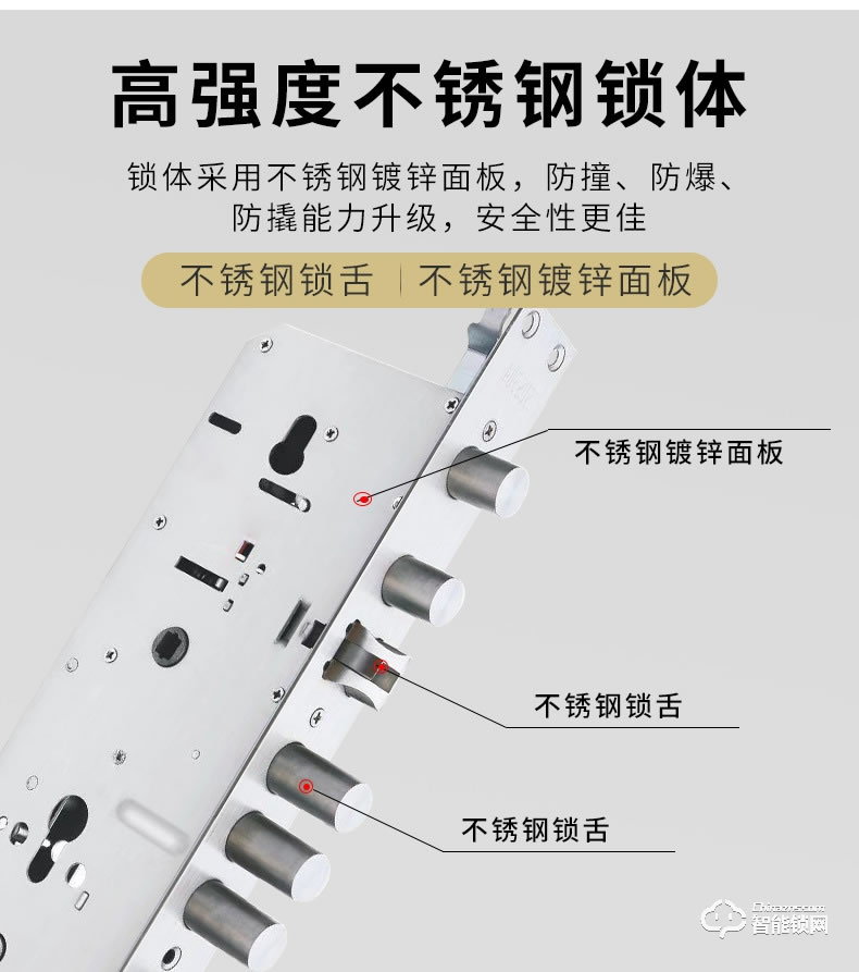 我愛我家智能鎖 滑蓋指紋鎖半導(dǎo)體防盜鎖