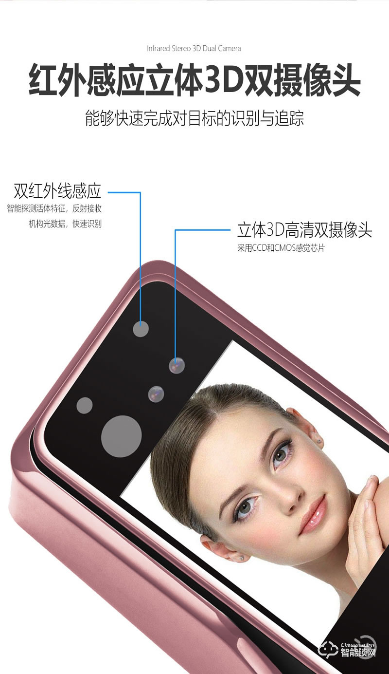 鎧麥斯智能鎖 人臉識別掌靜脈識別智能鎖