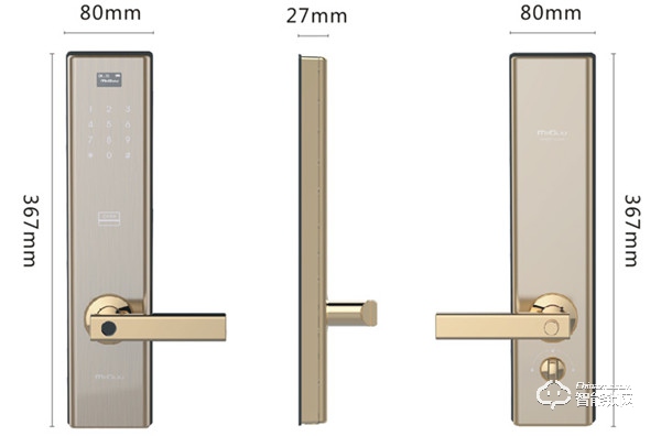 米谷智能鎖 M77雙曲面柔光美學智能鎖