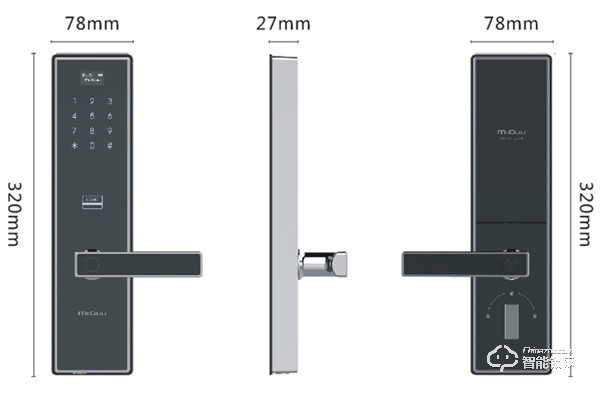 米谷智能鎖 M66一握開科技時尚智能鎖