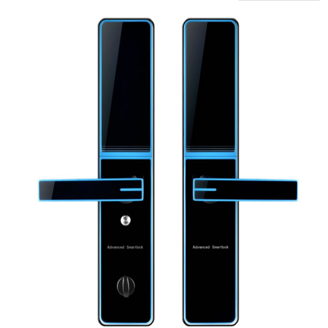 肯塔智能鎖 時尚滑蓋分級權限 雙核雙驅密碼鎖