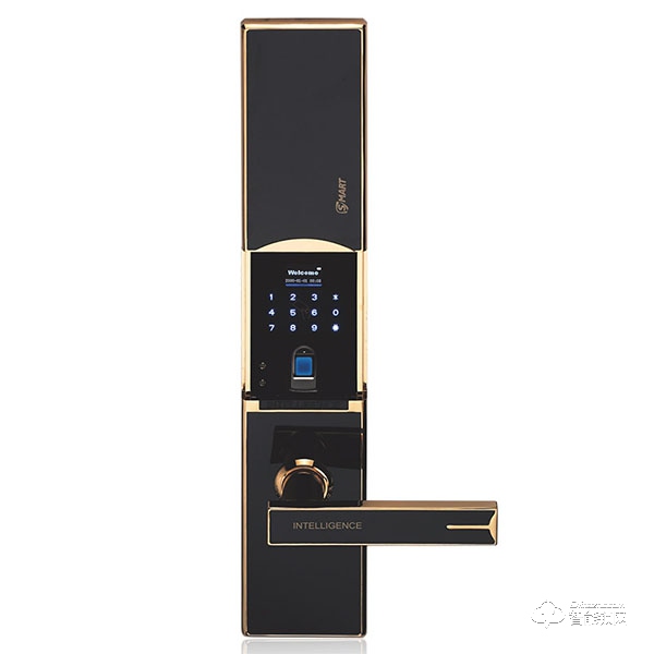 雅麒智能鎖 J-ZMG4966滑蓋智能指紋鎖