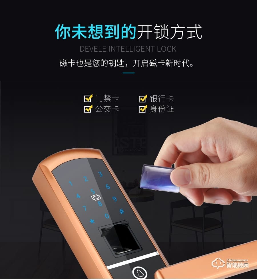 迪威樂智能鎖 指紋密碼鎖電子鎖