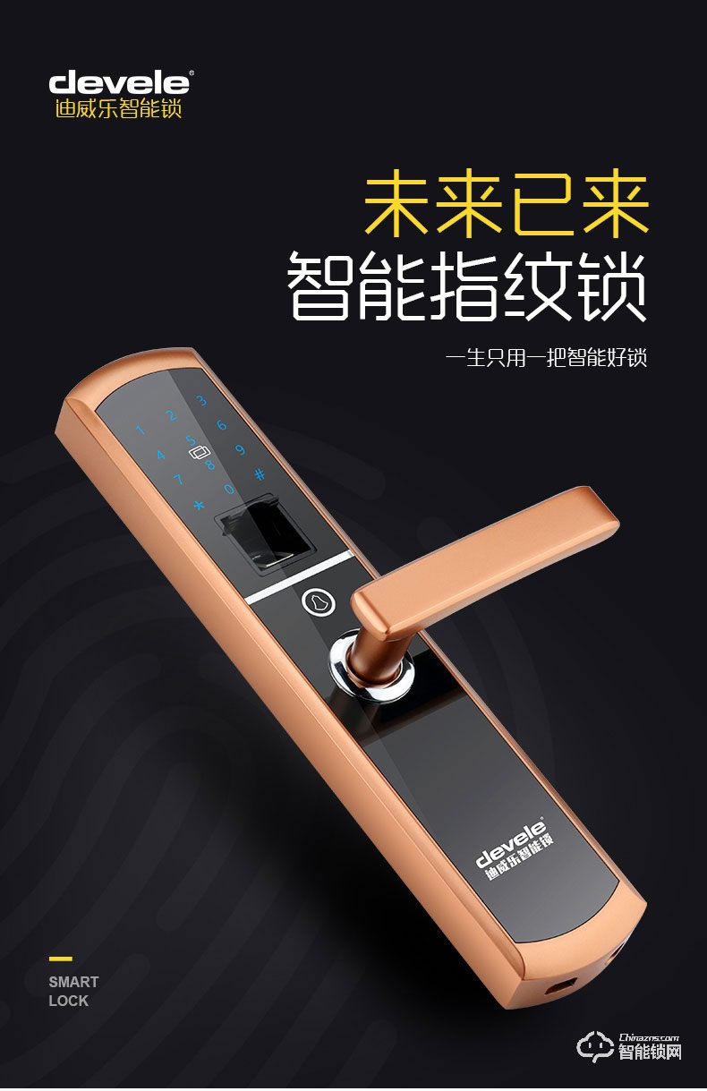 迪威樂智能鎖 D2家用防盜門鎖通用型電子鎖