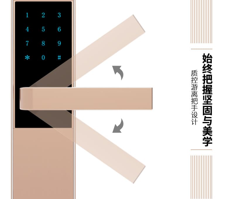 金網(wǎng)通智能鎖 8301臨時(shí)密碼C級(jí)鎖芯智能鎖