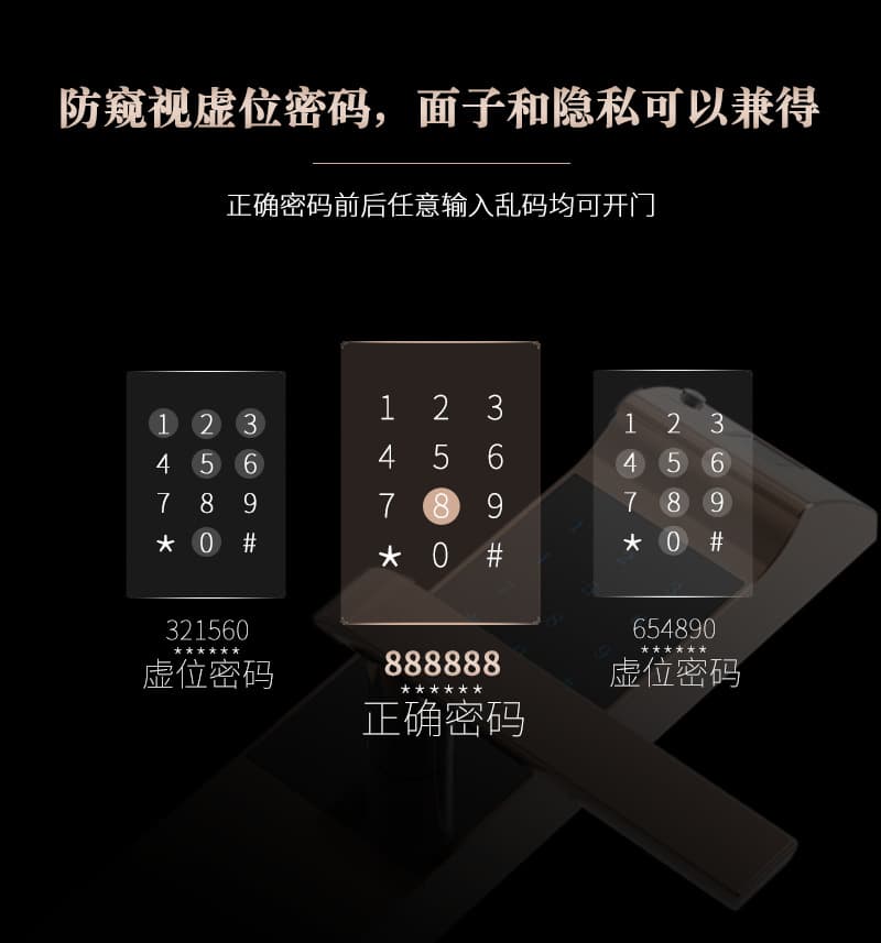 金網(wǎng)通智能鎖 8301臨時(shí)密碼C級(jí)鎖芯智能鎖