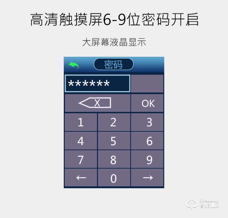 德堡盾指紋鎖 766人臉識別手掌指紋智能鎖