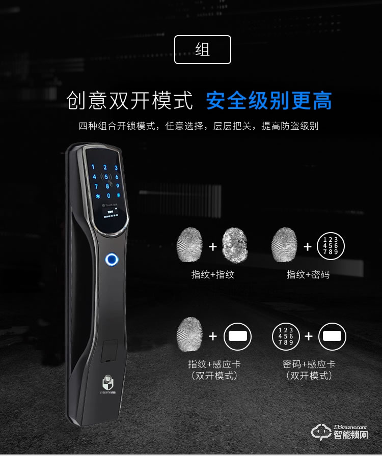 德堡盾指紋鎖 N7全自動高檔智能指紋鎖