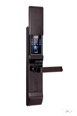 知創美家智能門鎖 119滑蓋半自動指紋鎖