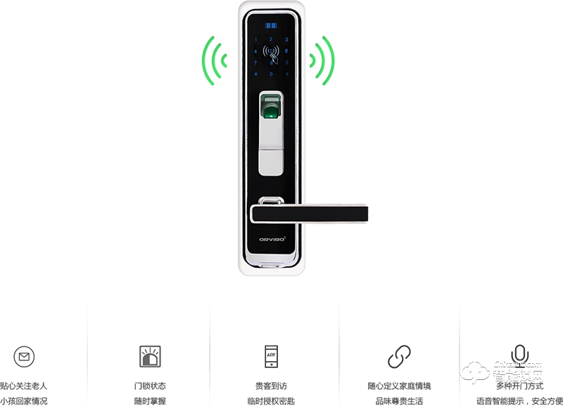 歐瑞博智能鎖 L10HT密碼指紋智能門鎖