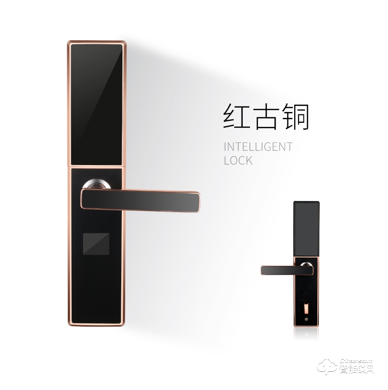 智聯(lián)美家智能鎖 M0507自動(dòng)下滑蓋指紋密碼鎖