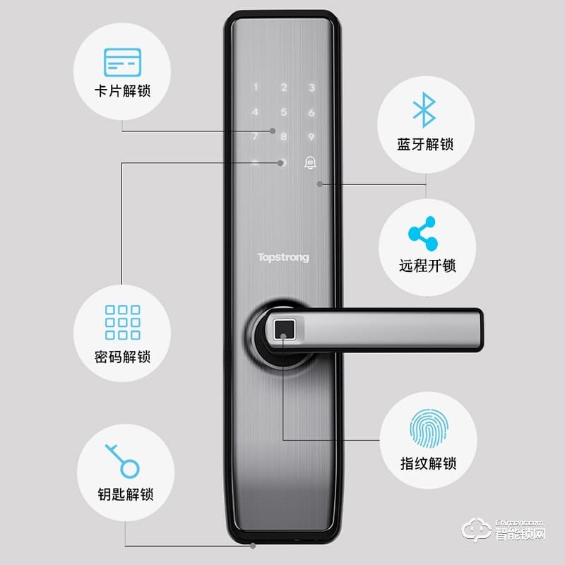頂固智能鎖 W1家用防盜門密碼防盜鎖