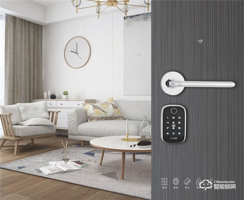 KUB智能鎖 Q5房門智能密碼指紋鎖