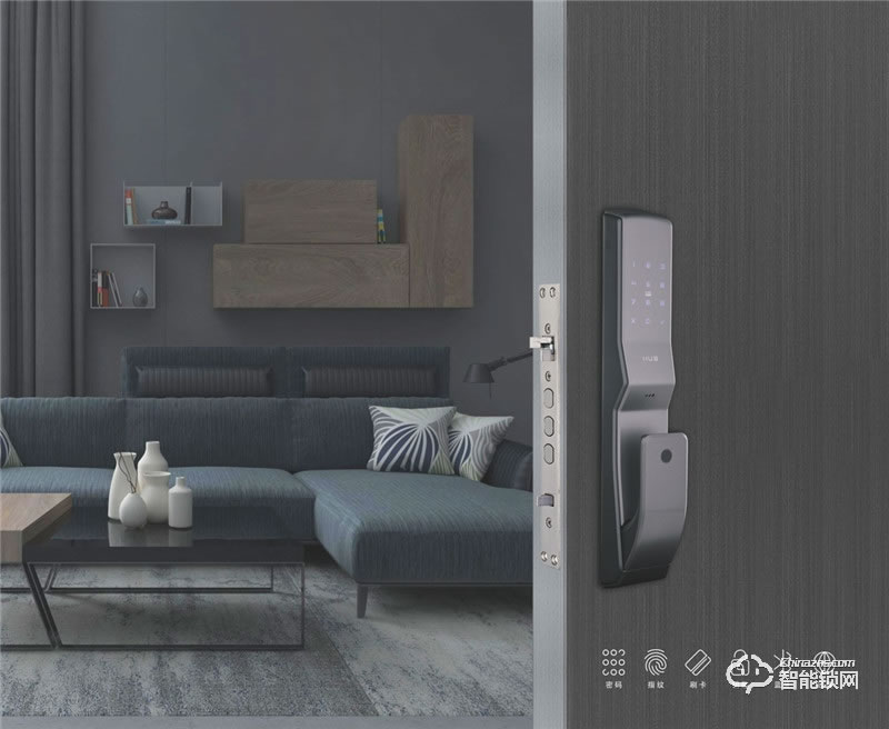 KUB智能鎖 B3全自動推拉式智能指紋鎖