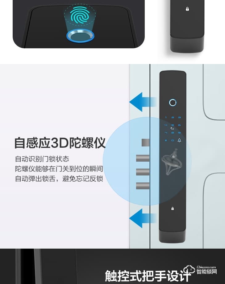 居聯智能鎖 Q3半導體活體識別全自動智能鎖