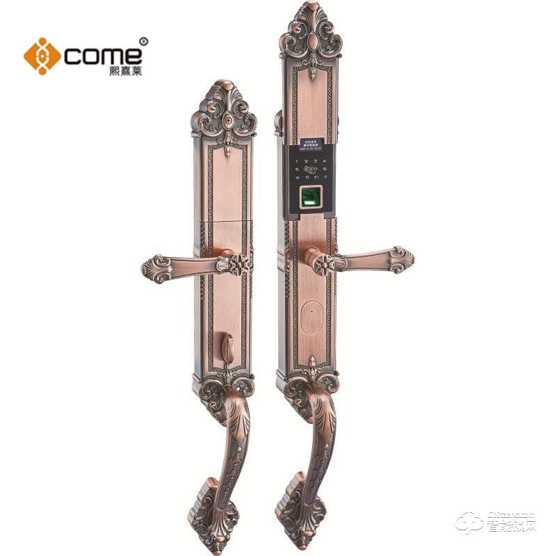 熙熹萊智能鎖 M20別墅滑蓋指紋密碼鎖