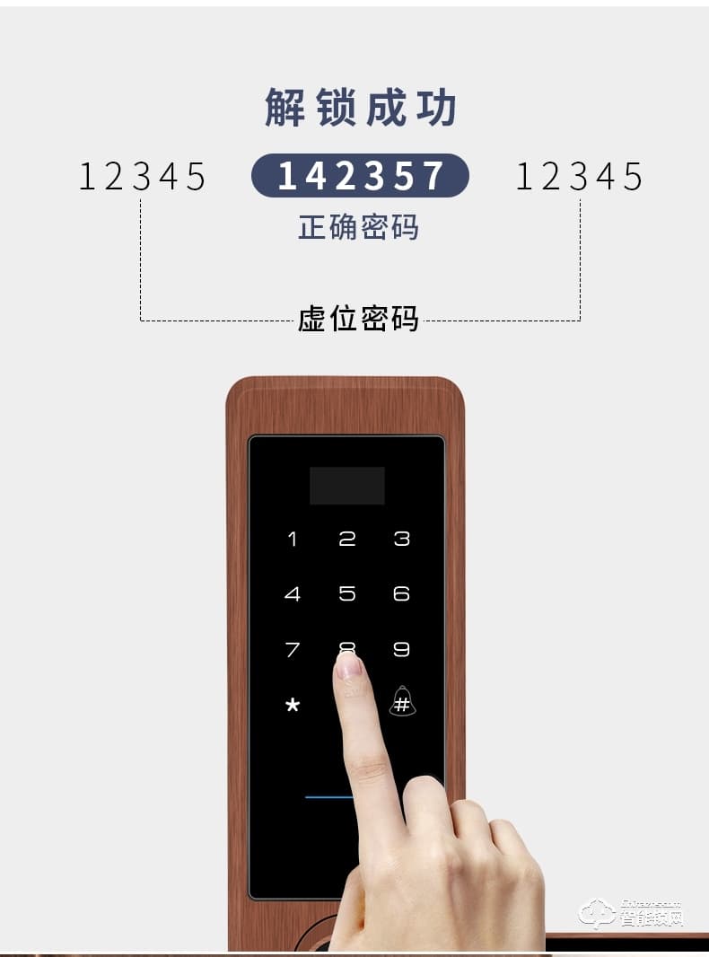 諾虎智能鎖 H5鋅合金智能指紋電子鎖